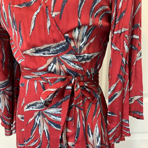 Amuse Society Isle of Love Wrap Maxi Dress - Picture 4 of 10